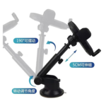 Car Phone Holder Bracket with Suction Cup – 360° Rotating Windshield Mount for Secure Mobile Navigation and Hands-Free Use - Image 3