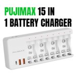 PUJIMAX Multi-Plug 9V Rechargeable Battery Charger – Compatible with 1.2V AA & AAA Batteries - Image 2