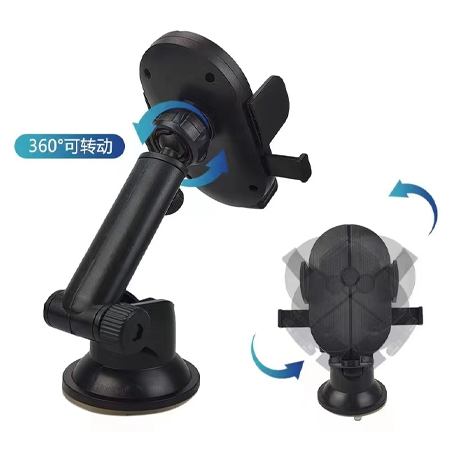 Car Phone Holder Bracket with Suction Cup – 360° Rotating Windshield Mount for Secure Mobile Navigation and Hands-Free Use - Image 4