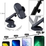 Adjustable 360° Long Neck Car Phone Mount – Universal Suction Cup Holder for Dashboard and Windshield - Image 3