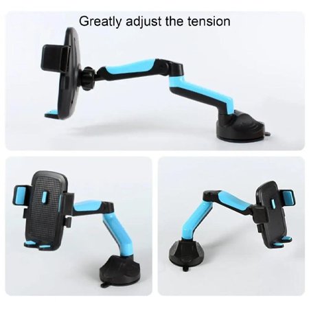 L-2007E2 GPS Car Phone Holder – Long Arm Windshield Mount Stand for iPhone & Smartphones - Image 3