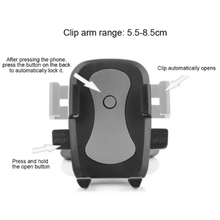 Universal Mobile Phone Holder for Motorcycles & Bicycles – Handlebar Stand for Navigation & Driving, Compatible with All Smartphones including iPhone - Image 3