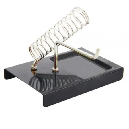 Metal Soldering Iron Stand & Wire Holder – Stable Square Base for Electronics Work - Image 4