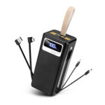 9T 50,000mAh High-Capacity Power Bank with Built-In Cable and 22.5W Fast Charger