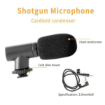 AY-49 Vlogging Kit for Mobile Phones with Tripod, LED Light and Microphone - Image 3