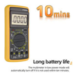 DT9205A Digital Multimeter 2X – AC/DC Voltmeter, Ammeter, Resistance and Capacitance Tester V2J5 - Image 4