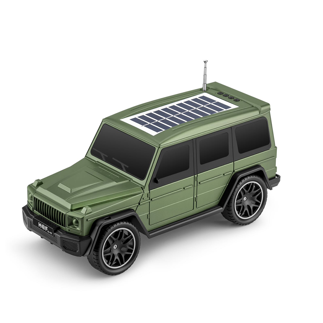 H@F GU-162 High-Power 20W Solar Wireless Bluetooth Speaker with Enhanced Bass, TWS Stereo Pairing, Hi-Fi Sound, Hands-Free Calling, Long-Lasting 1200mAh Battery, Outdoor Portable Party Sound Box