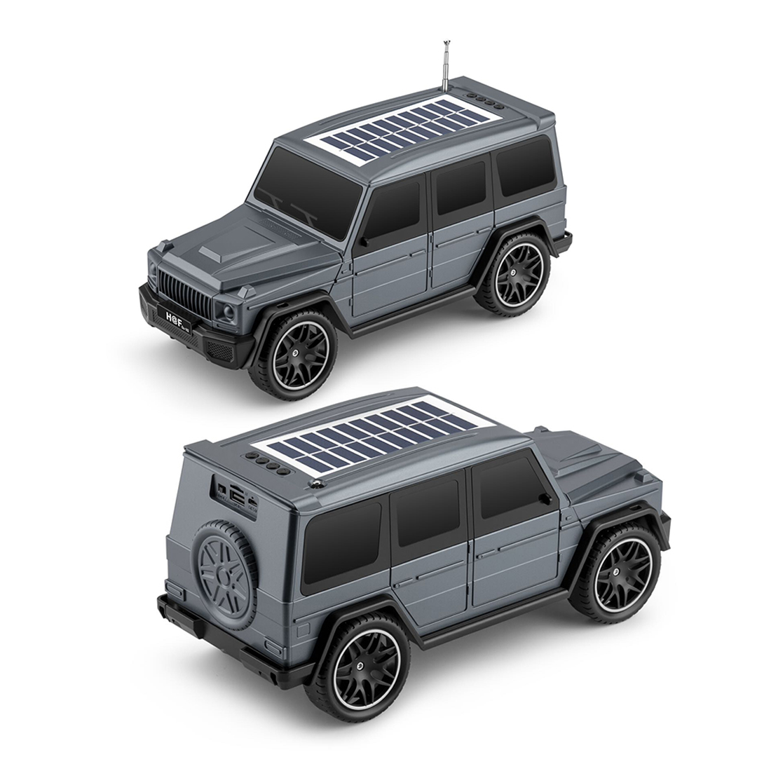 H@F GU-162 High-Power 20W Solar Wireless Bluetooth Speaker with Enhanced Bass, TWS Stereo Pairing, Hi-Fi Sound, Hands-Free Calling, Long-Lasting 1200mAh Battery, Outdoor Portable Party Sound Box - Image 3