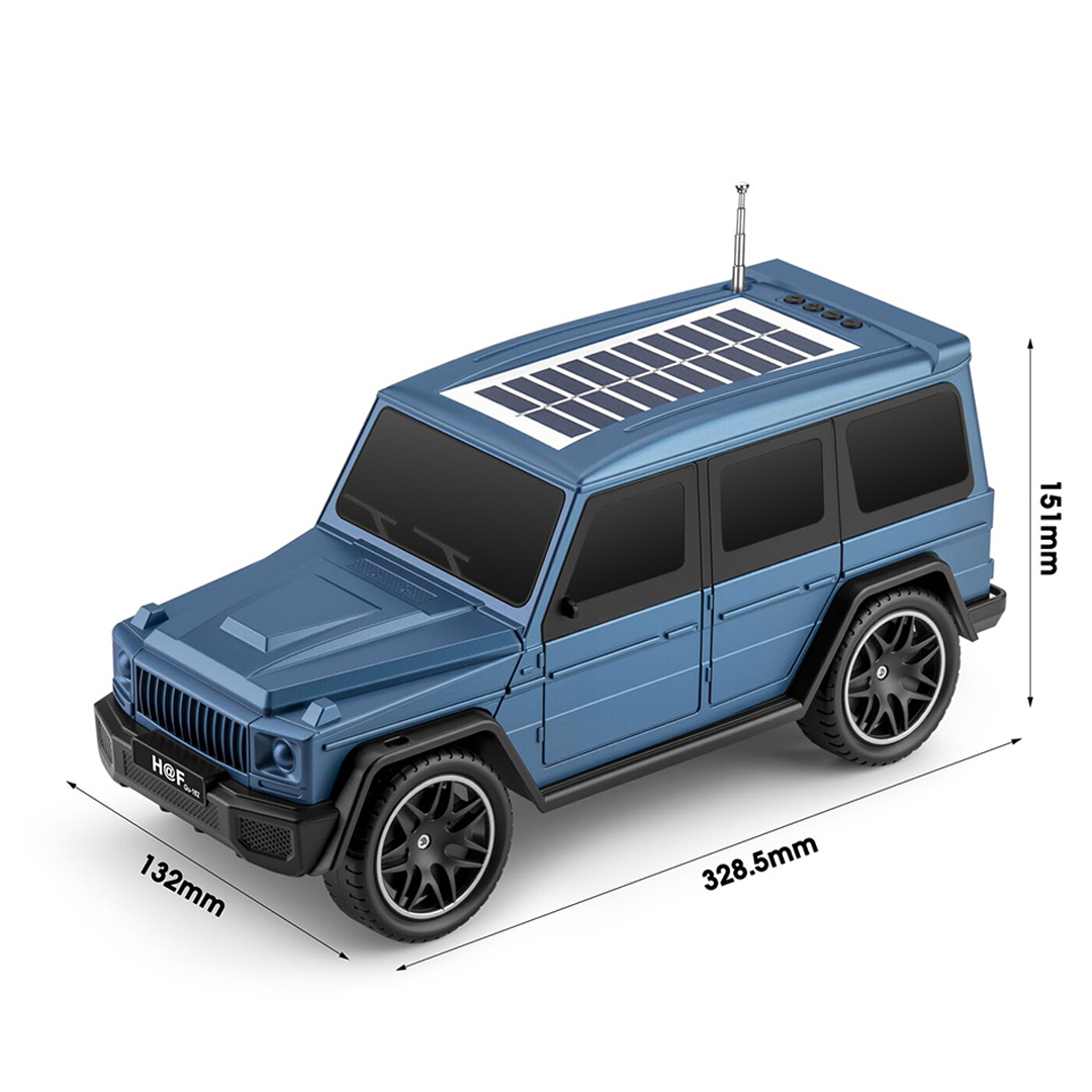 H@F GU-162 High-Power 20W Solar Wireless Bluetooth Speaker with Enhanced Bass, TWS Stereo Pairing, Hi-Fi Sound, Hands-Free Calling, Long-Lasting 1200mAh Battery, Outdoor Portable Party Sound Box - Image 4