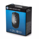 HP X500 USB Wired Optical Mouse for PC, Mac & Laptops — Black - Image 2