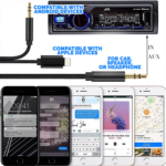 JH-039 2-in-1 3.5mm AUX Cable for iPhone and Android Devices – Dual-Compatible Audio Cable for Phones - Image 4