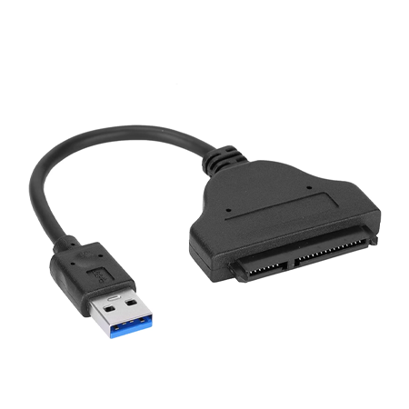 SATA to USB Adapter Cable – USB 3.0 to 2.5" SATA III Hard Drive Converter for High-Speed SSD/HDD Data Transfer
