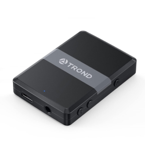 TROND Bluetooth V4.1 Transmitter Receiver, Wireless 3.5mm Audio Adapter with aptX Low Latency and aptX Support for Transmit and Receive Modes, Dual Streaming and Built-In Volume Control