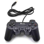 UCOM Wired USB Gamepad/Joystick for PC and Laptop with Dual Vibration Motors, Dual Analog Sticks, and 1.8-Meter Cable