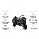 UCOM Wired USB Gamepad/Joystick for PC and Laptop with Dual Vibration Motors, Dual Analog Sticks, and 1.8-Meter Cable - Image 2