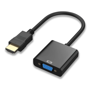 HDMI to VGA Adapter – Gold-Plated Male to Female Converter for Computer, Desktop, Laptop, PC, Monitor, Projector, and HDTV