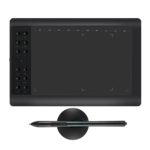 VIN1060 Plus Graphics Drawing Tablet with Battery-Free Pen | Compatible with PC, Mac, and Smartphones