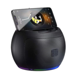 XKT K15S Wireless Portable Bluetooth Speaker – USB, Micro SD, FM Radio & AUX Support, 1200mAh Battery with Solar Charging, High-Quality Outdoor Sound (Black) - Image 4