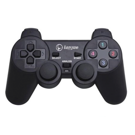 Lanjue L600 USB Gamepad Controller | Wired Joystick with Ergonomic Design for Smooth and Responsive PC Gaming