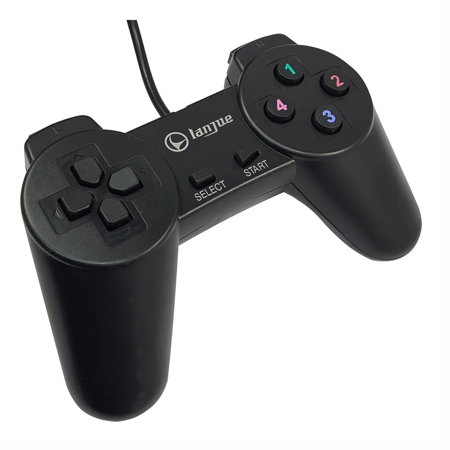 Lanjue L600 USB Gamepad Controller | Wired Joystick with Ergonomic Design for Smooth and Responsive PC Gaming - Image 4