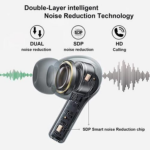 Oraimo AIR-R03 TWS Wireless Earphones with Deep Bass, Hi-Fi Sound, Touch Control and LED Charging Case - Image 4