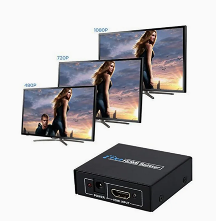 LCD Display Video Wall 1x2 4K HDMI Splitter – High-Definition Signal Distributor for Dual Screen Display - Image 4
