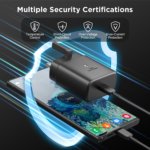 Samsung 45W Super Fast Charging Adapter with 1.5M Woven USB Type-C Cable | UK Plug Wall Charger | Compatible with Samsung Galaxy S25/S24/S23/S22/S21, Google Pixel 6/7/8, Huawei P40/P50, OnePlus 11/12 - Image 2