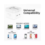 50W Dual USB-C & Lightning Fast Charging Adapter for iPhone | High-Speed Power Delivery Charger for Rapid and Efficient Device Charging - Image 3