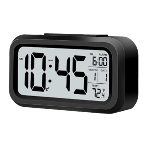 Digital Alarm Clock for Bedroom with Large LCD Screen, Snooze Function