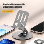 Adjustable Desktop Phone & Tablet Stand – Foldable Holder for 4.7–13" Devices, Black - Image 2