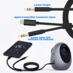 JH-039 2-in-1 3.5mm AUX Cable for iPhone and Android Devices – Dual-Compatible Audio Cable for Phones - Image 3