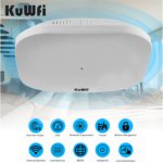 KuWFi 5.8GHz Gigabit Long-Range Point-to-Point WiFi Bridge Kit – TDMA Technology, 10KM Outdoor Wireless Bridge CPE for Extending WiFi to Outbuildings, Compatible with Starlink Routers and Cameras - Image 3