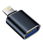 Apple Lightning to USB Camera Adapter with USB 3.0 OTG Support, Connect iPhone or iPad to Card Readers, USB Flash Drives, U Disks, Keyboards, Mice, Hubs, and MIDI Devices – Plug & Play Compatible