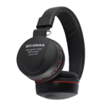 Wireless MS-771 Over-Ear Bluetooth Headphones – Foldable Design with SD/TF Card Support (Black)
