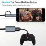 Generic 2-in-1 Type-C and Micro USB to OTG Data Transfer Converter Cable (Model GP91) – Black, USB - Image 2