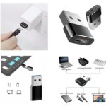 USB-A to USB 3.1 Type-C Female Adapter, Converts Standard USB Ports for Type-C Devices – Black, Compact and High-Speed Compatible - Image 3