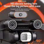 P12 Pro FPV WiFi Drone with 4K HD Camera – Smart Position Hold Quadcopter Featuring 120° Wide-Angle Lens, Foldable Portable Design & Extended Flight Time for Aerial Shooting and Travel - Image 4