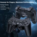 PS3 Wireless Controller for Sony PlayStation 3 – DualShock 3, Bluetooth, Rechargeable, Motion-Sensing Gamepad - Image 2