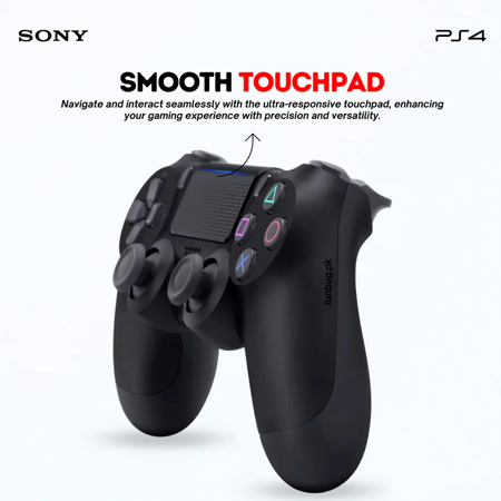 DualShock 4 Wireless Game Controller for PlayStation 4 (PS4) – Precision Analog Sticks, Responsive Touchpad, Built-In Speaker, Share Button, Light Bar, Vibration Feedback, Ergonomic Design - Image 3