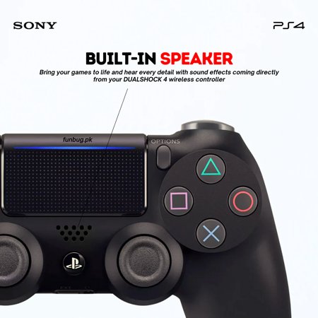 DualShock 4 Wireless Game Controller for PlayStation 4 (PS4) – Precision Analog Sticks, Responsive Touchpad, Built-In Speaker, Share Button, Light Bar, Vibration Feedback, Ergonomic Design - Image 2