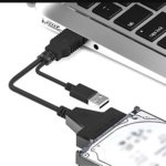 USB 3.0 to SATA III Adapter Cable (7+15 Pin) – 22-Pin Connector for 2.5 Inch External SSD/HDD, Supports Up to 6 Gbps Data Transfer and 4TB Drives – Black - Image 4