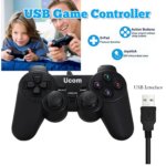 UCOM Wired USB Gamepad/Joystick for PC and Laptop with Dual Vibration Motors, Dual Analog Sticks, and 1.8-Meter Cable - Image 4