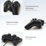 UCOM Wired USB Gamepad/Joystick for PC and Laptop with Dual Vibration Motors, Dual Analog Sticks, and 1.8-Meter Cable - Image 3