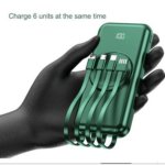 Triple Power Sleek 4-in-1 Wireless Portable Power Bank 20,000mAh – Black - Image 3