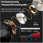 ANC/ENC Air Free Pods Wireless Earbuds with Active Noise Cancellation, Touch Controls, Long Battery Life, and Digital LED Charging Case – White - Image 4