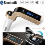 CARG7 Universal Bluetooth FM Transmitter – Wireless In-Car FM Adapter with Hands-Free Calling, Stereo Music Playback, and USB Car Charger for Android & iOS Devices - Image 3
