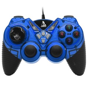 ingle Turbo Gamepad Controller with Joystick and Vibration for PC & Laptop – Blue 908