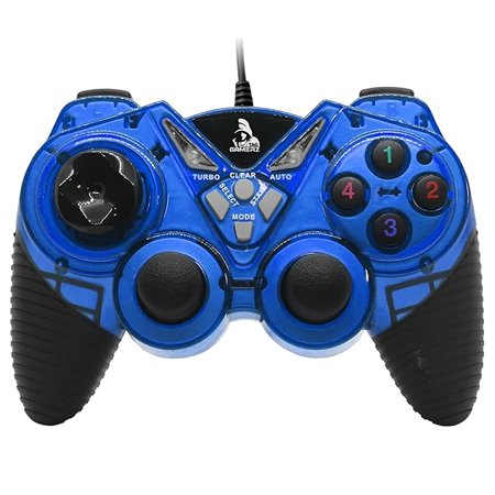 ingle Turbo Gamepad Controller with Joystick and Vibration for PC & Laptop – Blue 908