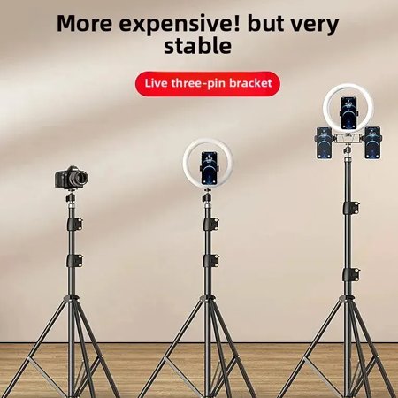 Fusender 8809 Professional Adjustable Tripod Stand for Photography, Live Streaming, and Video Recording - Image 2