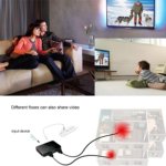 4K HDMI Splitter 1x2 – Distribute One HDMI Source to Two Displays, Supports Dual Monitor Duplication and Mirroring, HDMI 2.0b, 60Hz, Full HD 1080P, 3D, 18.5Gbps, Compatible with Xbox, PS4, Blu-Ray Player, and HDTV – Black - Image 4